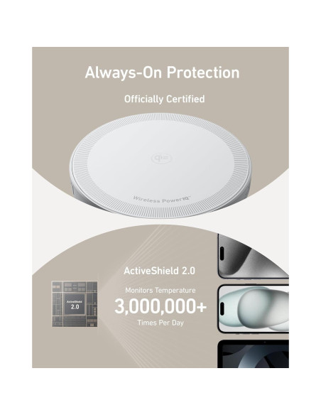 Cargador Inalámbrico Anker MagGo 15W para iPhone 16