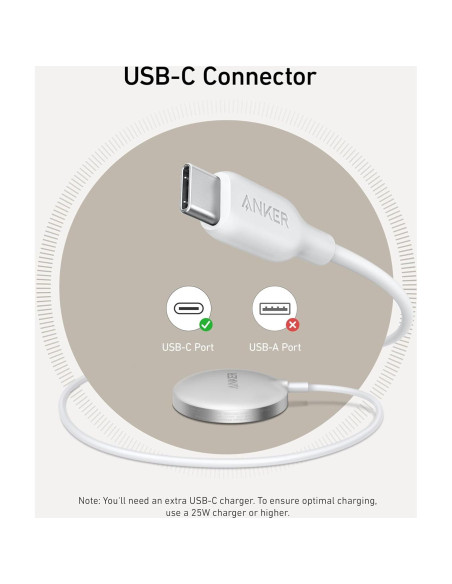 Cargador Inalámbrico Anker MagGo 15W para iPhone 16