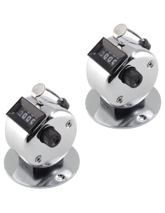 Contador Mecánico de Tally Jiozermi - Paquete de 2, 4 Dígitos 2