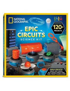 Kit de Circuitos National Geographic 120 Proyectos STEM