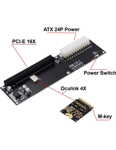 Cable Oculink SFF-8611 xiwai para GPD Win Max2 32 Gbps