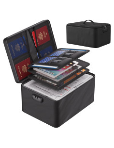 ENGPOW Organizador de Documentos Grande a Prueba de Fuego