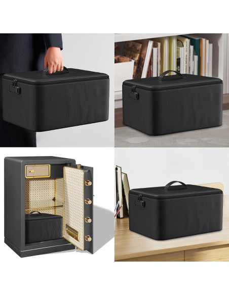 ENGPOW Organizador de Documentos Grande a Prueba de Fuego