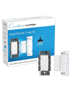 Kit Interruptor Regulador Lutron Caseta 3 Vías Blanco