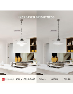 Bombilla LED Inteligente YEELIGHT E26 8W 900LM Luz Cálida 2