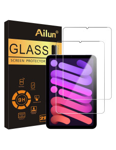 Protector de Pantalla Ailun para iPad Mini 7 y 6, 8.3" Vidrio Templado