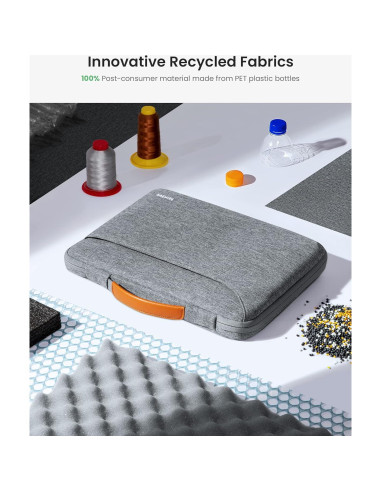 Funda Protectora tomtoc para MacBook Air/Pro 13" Gris