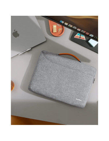 Funda Protectora tomtoc para MacBook Air/Pro 13" Gris
