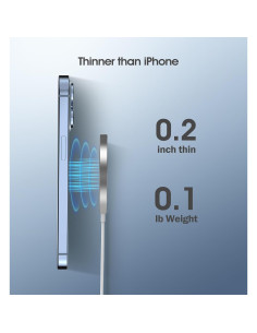 Cargador Inalámbrico Magnético ShenZhen 15W para iPhone 16/15/14 2