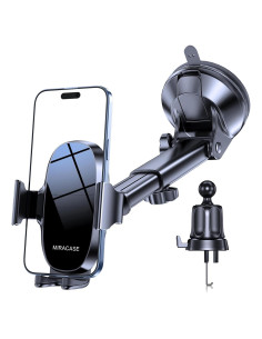 Soporte para Teléfono Móvil Miracase 4 en 1 Negro