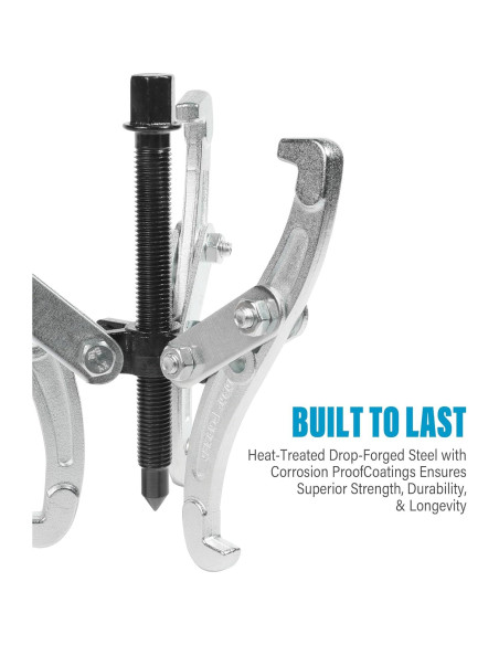 Extractor de Poleas RACOONA 3 Garras 7,62 cm a 15,24 cm