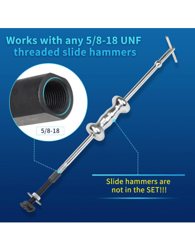 Juego de Extractores de Rodamientos GEAROLL CR-GZ009 3 Piezas