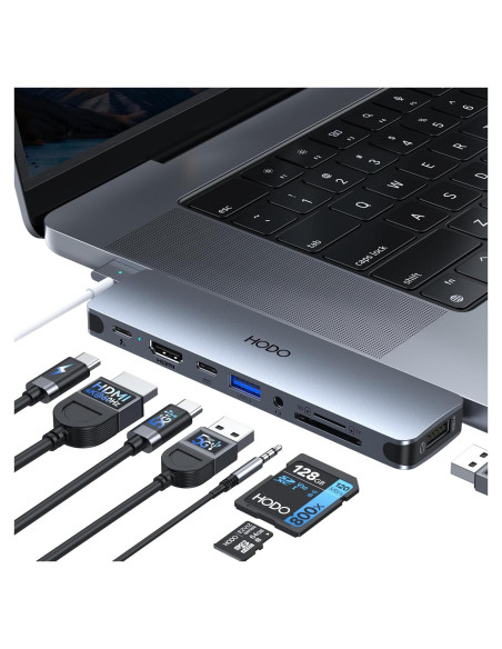 Adaptador USB C Hub HDMI HODO para MacBook Pro/Air 4K