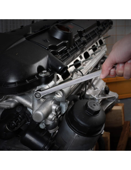 Juego de Llaves de Carraca Extra Largas DURATECH 9 Piezas