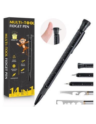 Bolígrafo Multiherramienta XAMAWA 14 en 1 Antiestrés