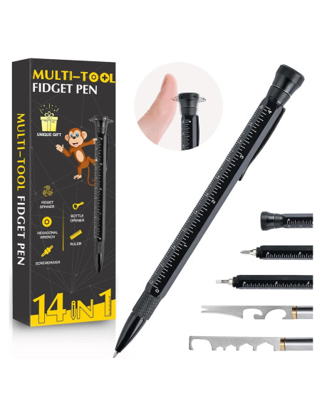 Bolígrafo Multiherramienta XAMAWA 14 en 1 Antiestrés