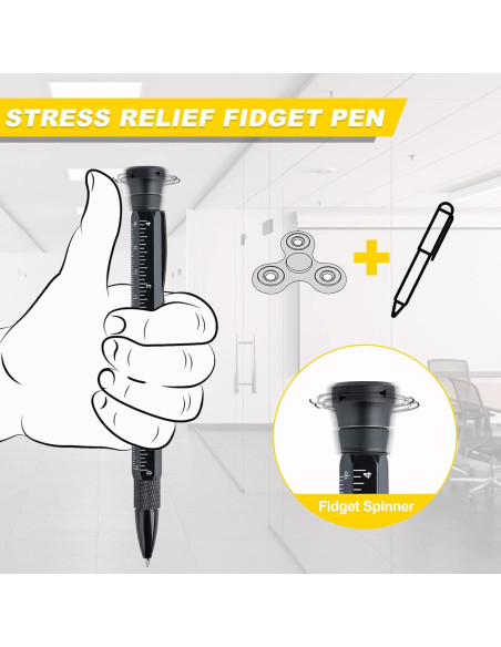 Bolígrafo Multiherramienta XAMAWA 14 en 1 Antiestrés