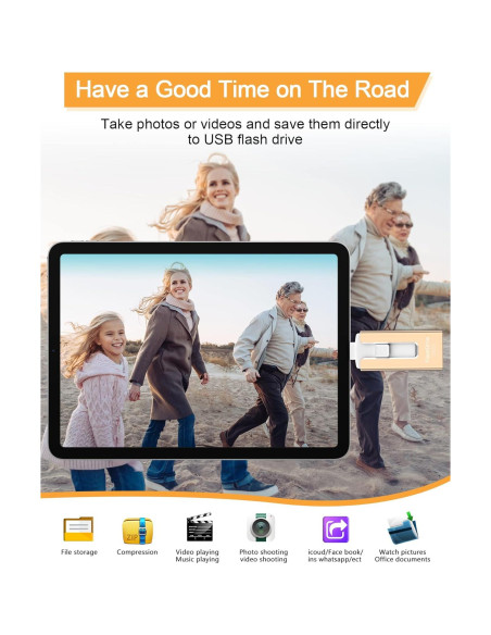Sunany USB Flash Drive 256GB Alta Velocidad para Teléfono Sunany USB Flash Drive 256GB Alta Velocidad para Teléfono