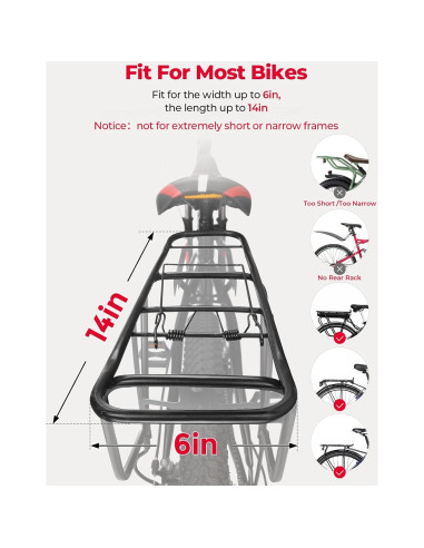 Bolsa Pannier KEMIMOTO 34L Impermeable para Bicicleta