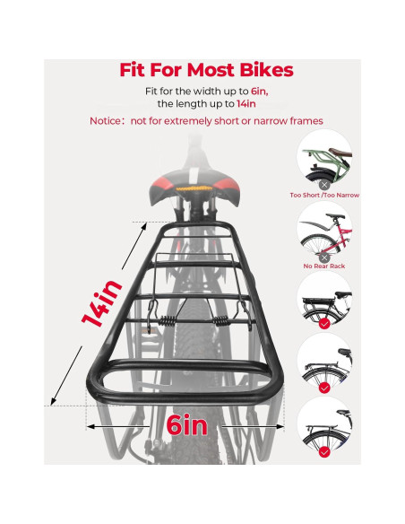 Bolsa Pannier KEMIMOTO 34L Impermeable para Bicicleta