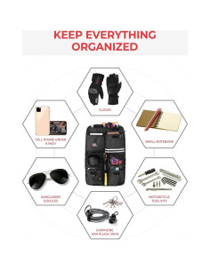 Organizador de Tapa KEMIMOTO Kmfhdtb133 para Motos Touring 2