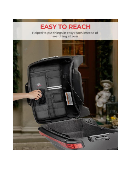 Organizador de Tapa KEMIMOTO Kmfhdtb133 para Motos Touring