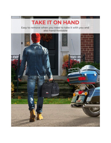 Organizador de Tapa KEMIMOTO Kmfhdtb133 para Motos Touring