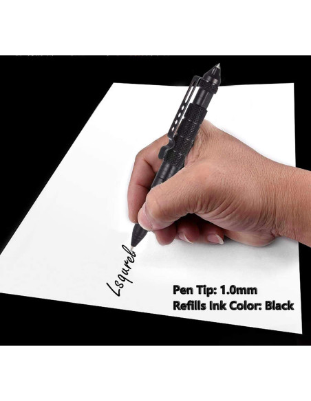 Bolígrafo Táctico Lsqurel Multifuncional 4 Piezas