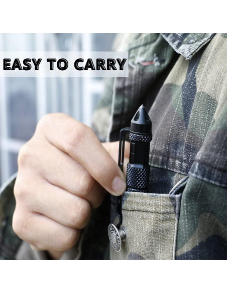 Bolígrafo Táctico Lsqurel Multifuncional 4 Piezas