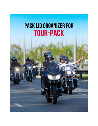 Organizador de Tapa KEMIMOTO Kmfhdtb133 para Motos Touring