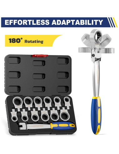 Llave Multiusos Haisstronica 12 en 1 8-19mm Flexible