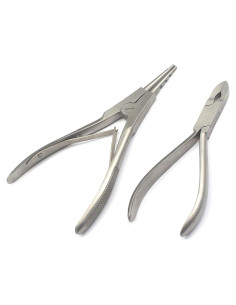 Pinzas de Piercing Corporal Acero Inoxidable AAProTools 17.78 cm