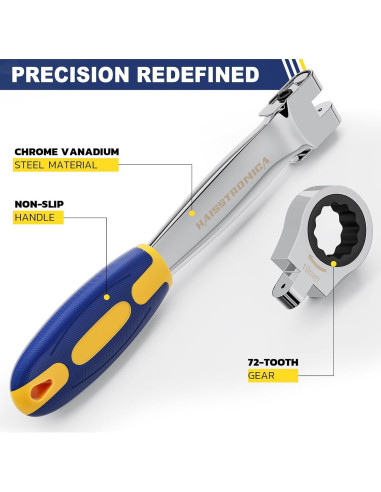 Llave Multiusos Haisstronica 12 en 1 8-19mm Flexible