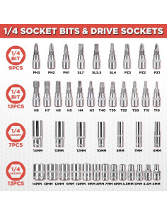 Juego de Llave de Carraca 53 Piezas CARTMAN con Estuche 2