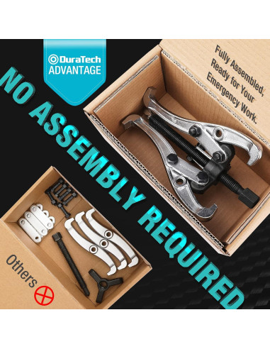 Extractor de Engranajes DURATECH 4 Piezas 3-8 Pulgadas