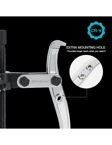 Extractor de Engranajes DURATECH 4 Piezas 3-8 Pulgadas