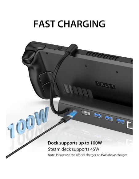 Dock Antank 6-en-1 para Steam Deck y ROG Ally 4K HDMI
