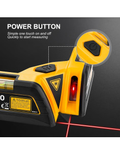 Nivel Láser Cuadrado PREXISO - 9,14 m, 90 grados, 2 Frascos 2