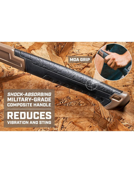 Martillo Spec Ops 20 oz con Mango de 40 cm y Capuchón