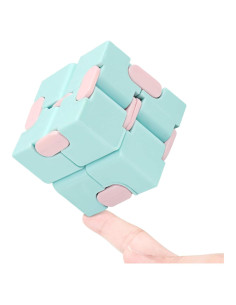 Cubo Infinito WUQID Juguete Antiestrés Azul Macaron