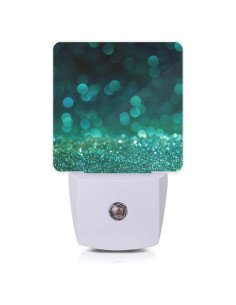 Luz Nocturna LED Oeaskly Verde Brillante 0.5W Sensor Automático