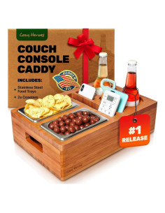 Bandeja para Sofá COZY HEROES de Bambú - Soporte para Bebidas