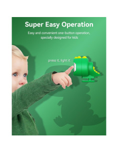 Faros para zapatos Croc FerrDeery Dino 2pcs IPX5 2