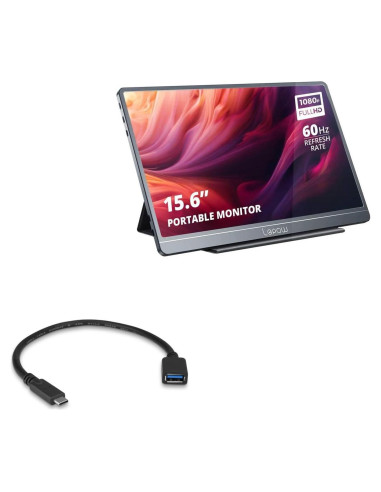 Cable BoxWave para Monitor Lepow E5 Gamut 15.6" USB-C