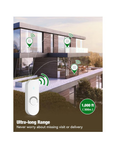 Timbre Inalámbrico AIDA IP55 300m 58 Melodías 110dB 2