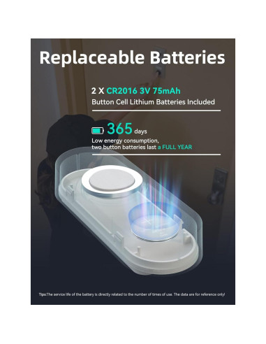 Timbre Inalámbrico AIDA IP55 300m 58 Melodías 110dB