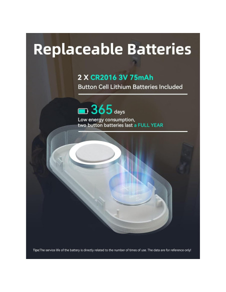 Timbre Inalámbrico AIDA IP55 300m 58 Melodías 110dB