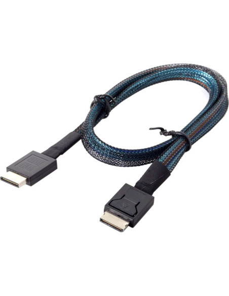 Cable OCuLink SFF-8611 50cm CY PCIe 4.0 Macho a Macho