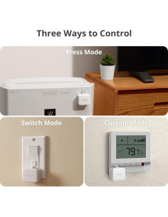 Interruptor Inteligente SwitchBot Bot 3 Unidades + Hub Mini 2