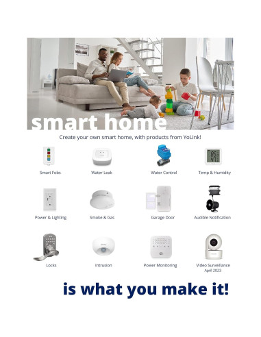 Kit de Inicio Hogar Inteligente YoLink 2 Enchufes y Hub